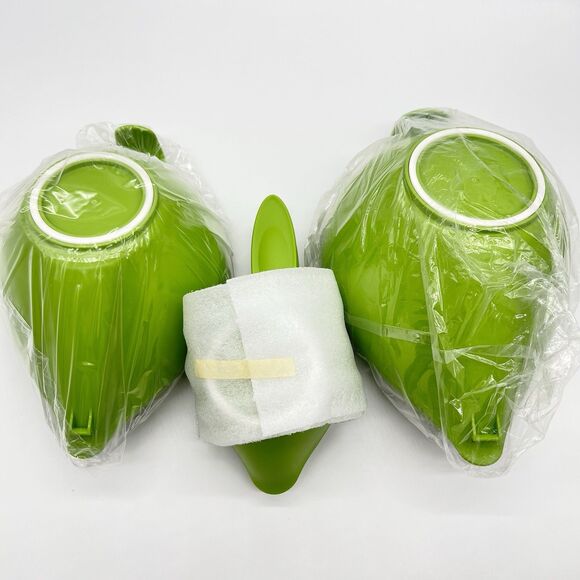 Pourfect Set of 3 Spill Proof Ergonomic Measuring Bowls/9 Measuring Cups-Avocado - Picture 2 of 6